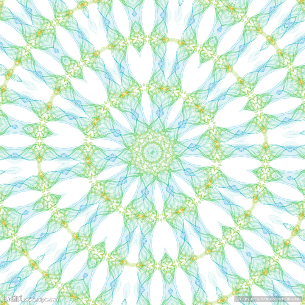 彩色梦幻印花