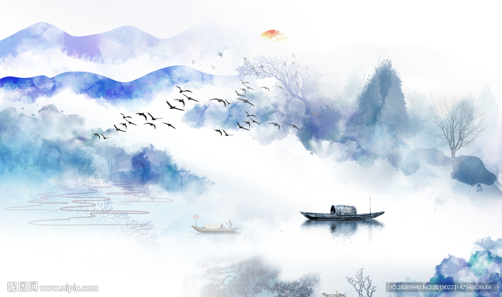 山水装饰画