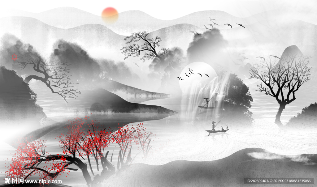 中式背景