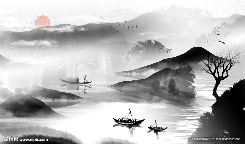 山水装饰画