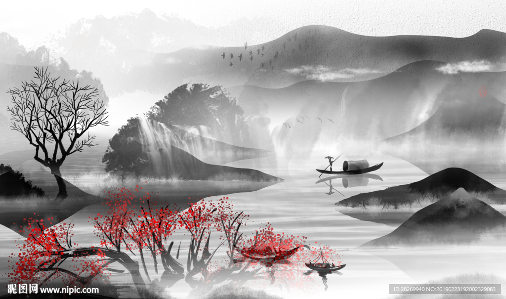 山水装饰画
