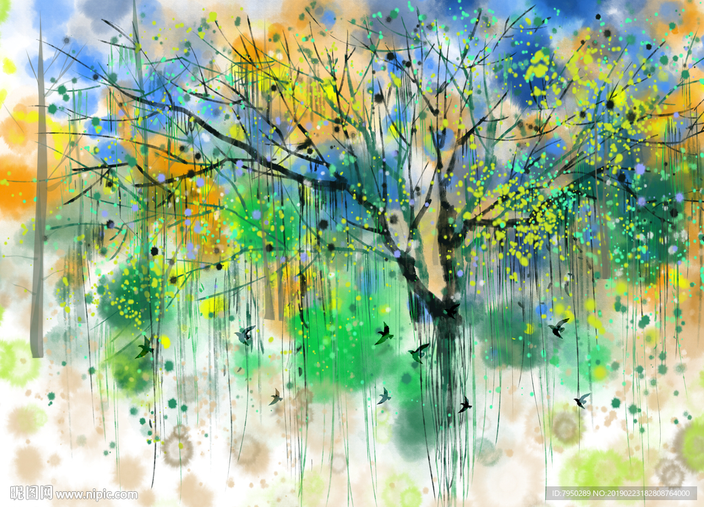 现代简约时尚背景墙