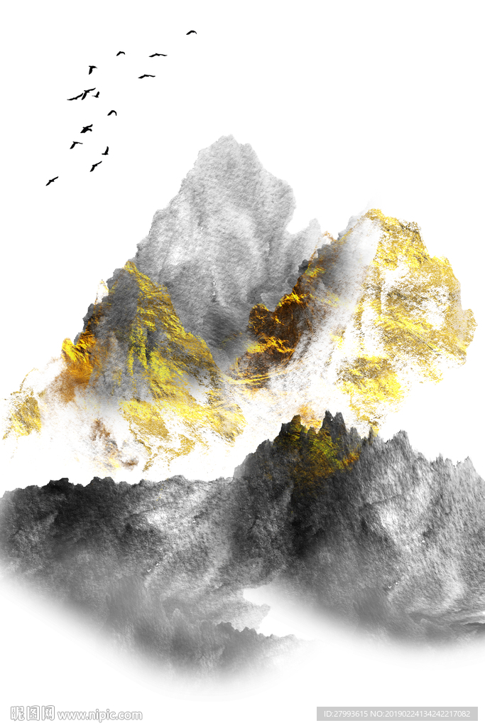 现代抽象装饰画