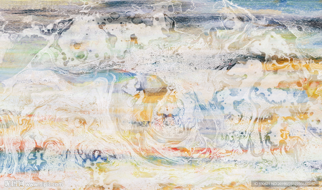 抽象油画