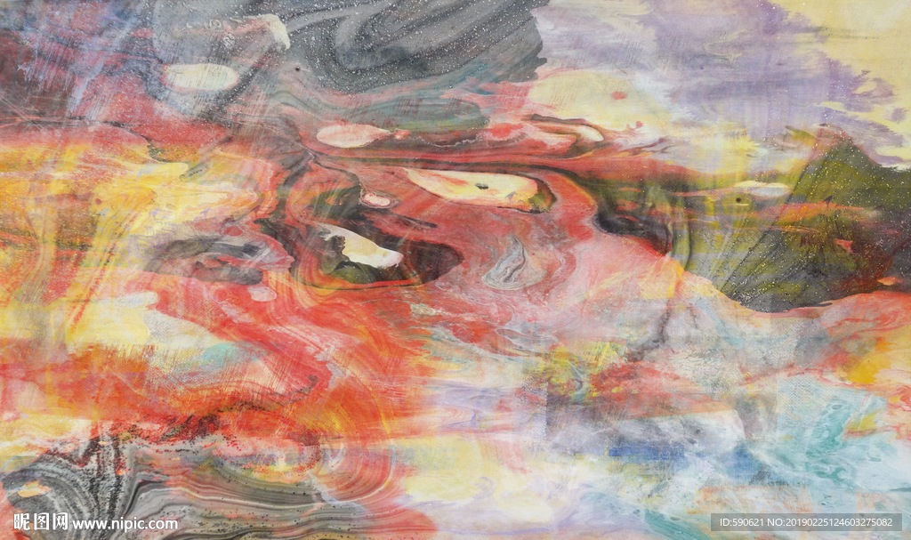抽象油画