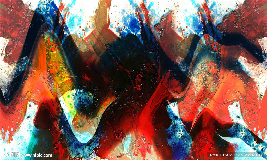 抽象油画