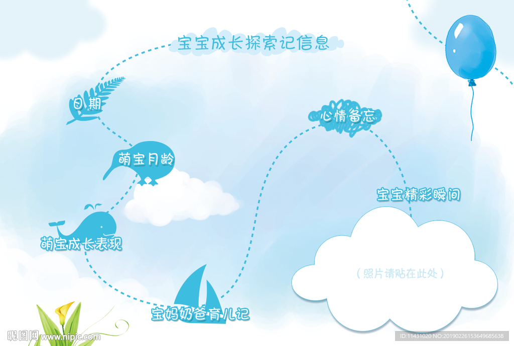 宝宝 卡片 儿童 贴纸