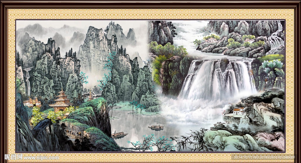 山水国画