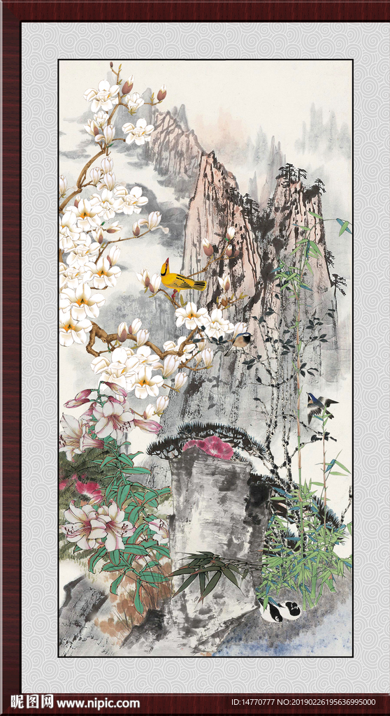 工笔花鸟