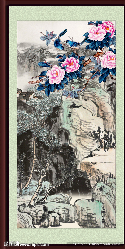 国画牡丹