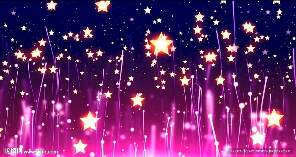 星星唯美绚丽歌曲背景3