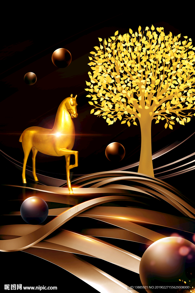 发财树马到成功