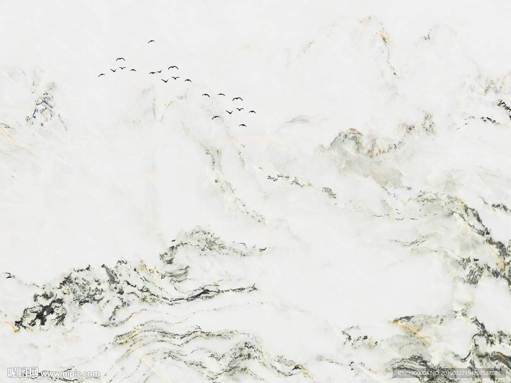 大理石背景墙壁画