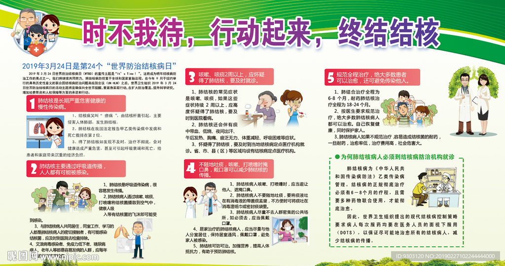 2019世界结核病日宣传栏