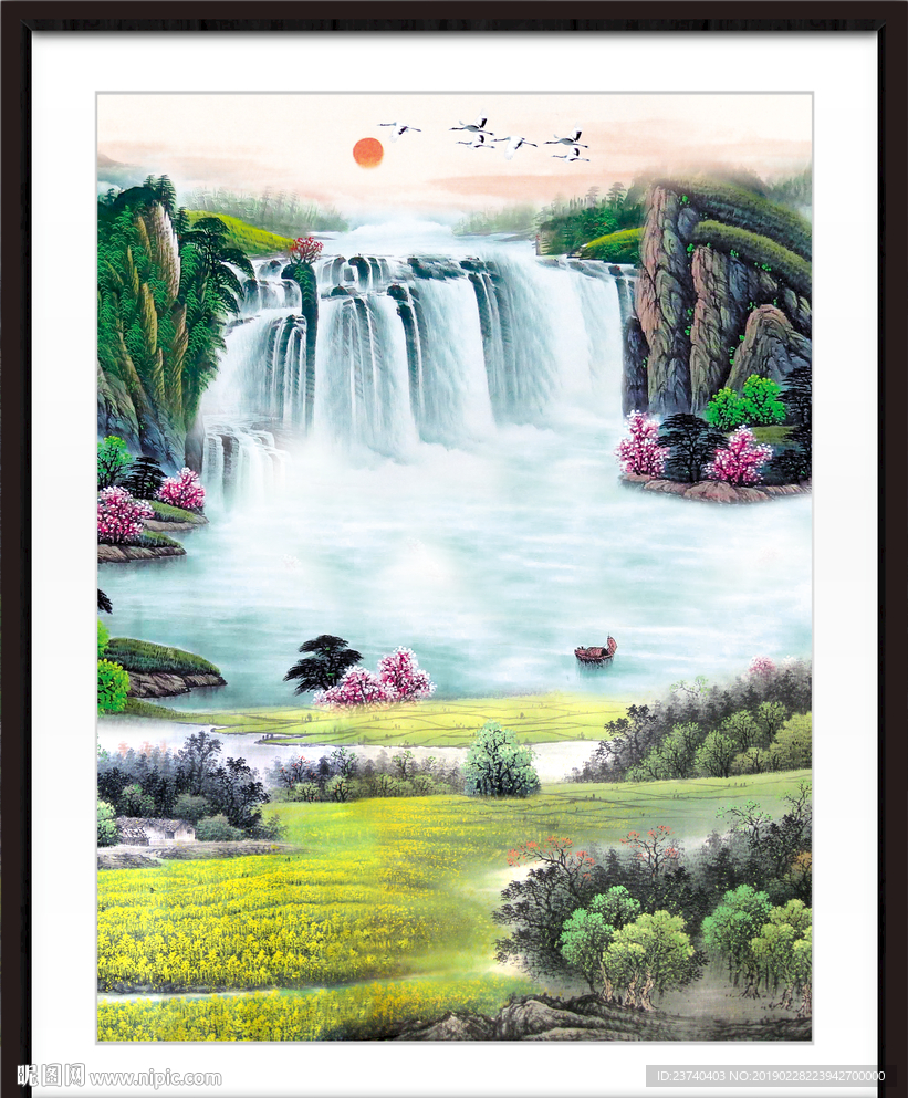 山水国画