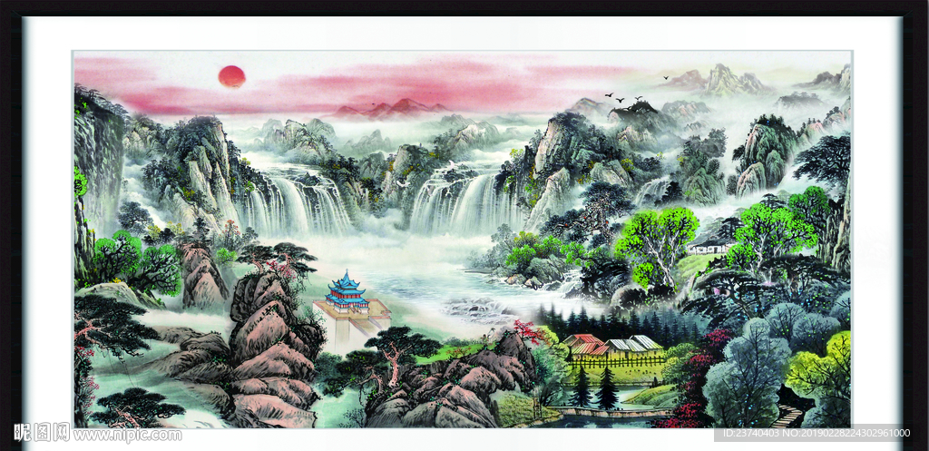 国画山水