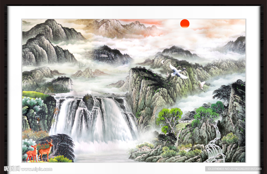 山水国画