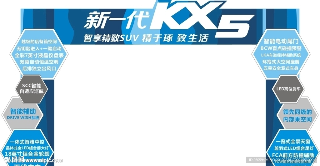 起亚新一代KX5桁架
