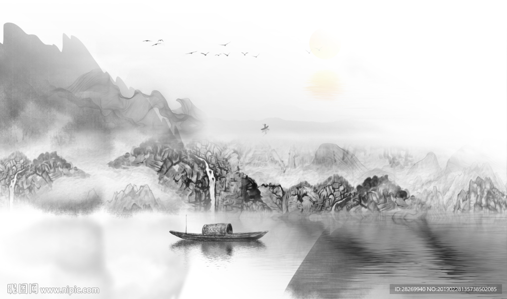 水墨画