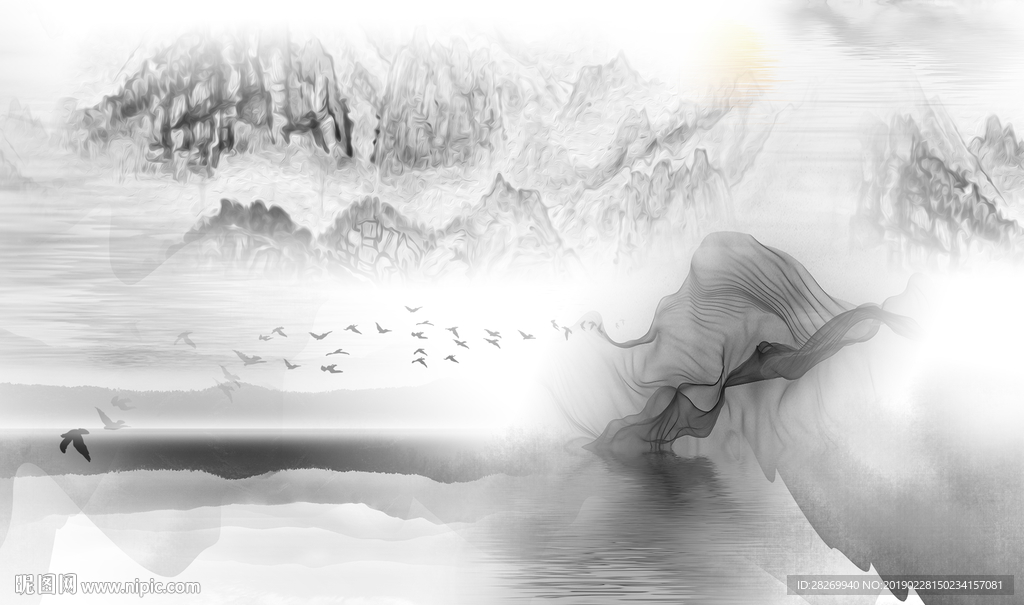 水墨画