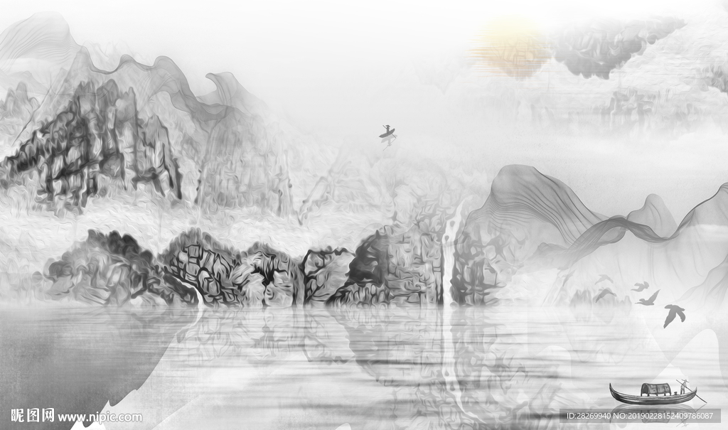 创意水墨画