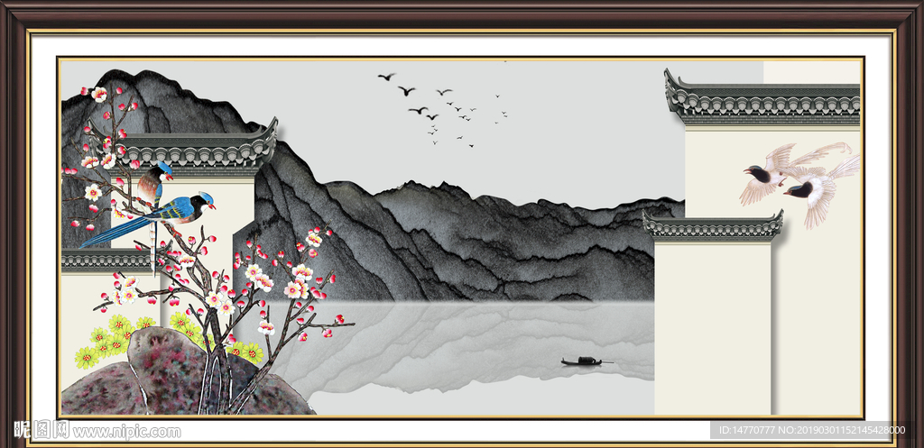 新中式 花鸟图