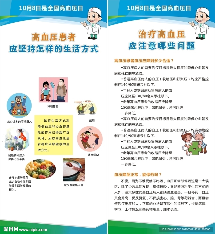 世界高血压日展架