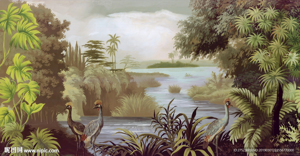 欧式复古怀旧丛林