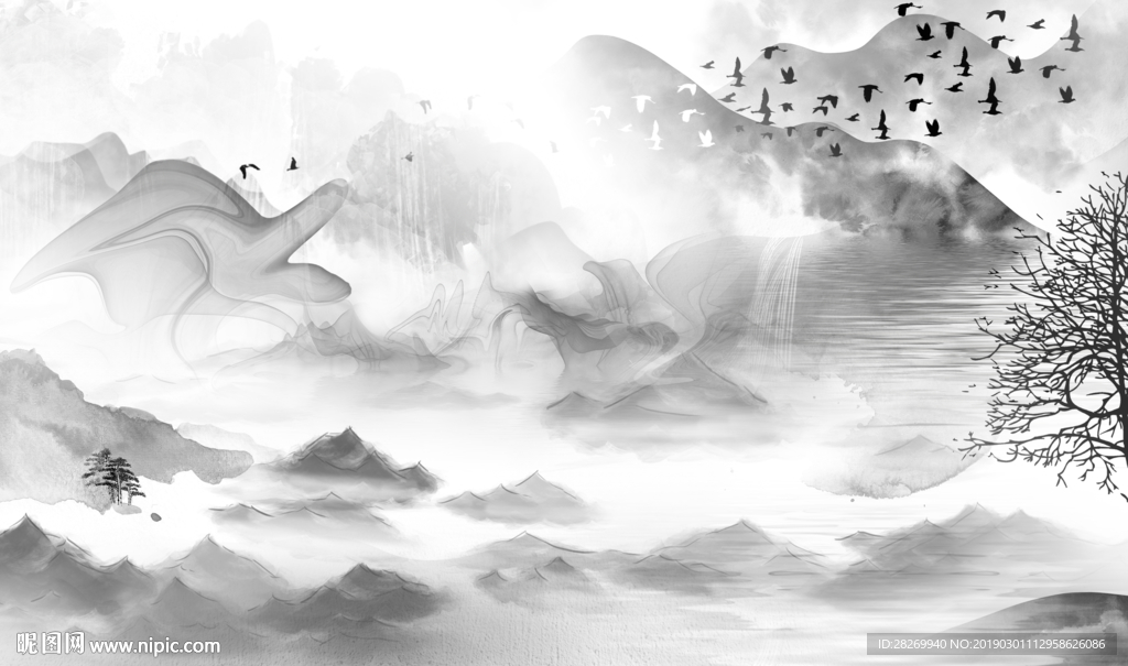水墨画
