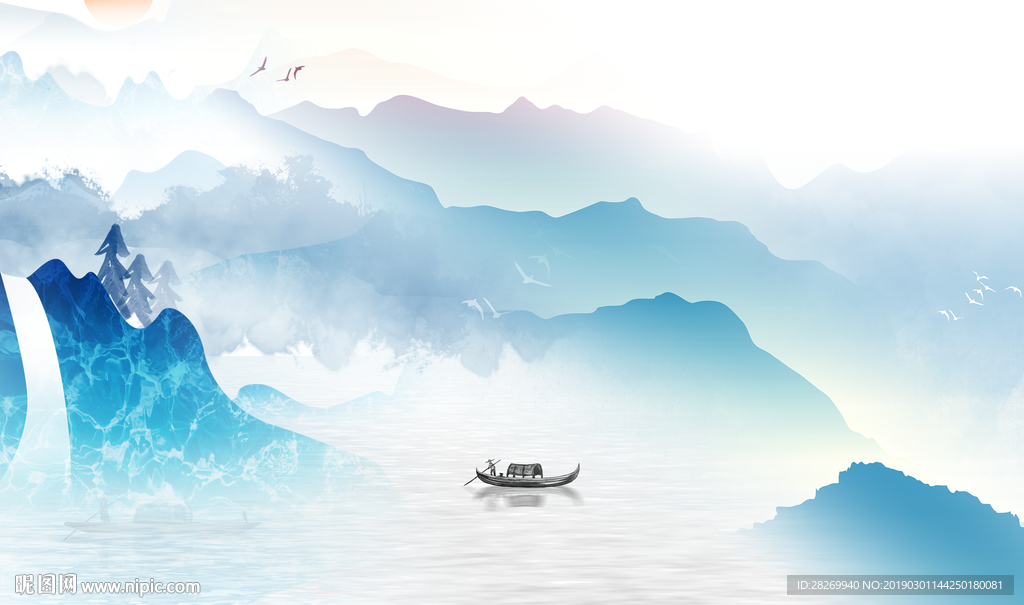 新中式背景墙