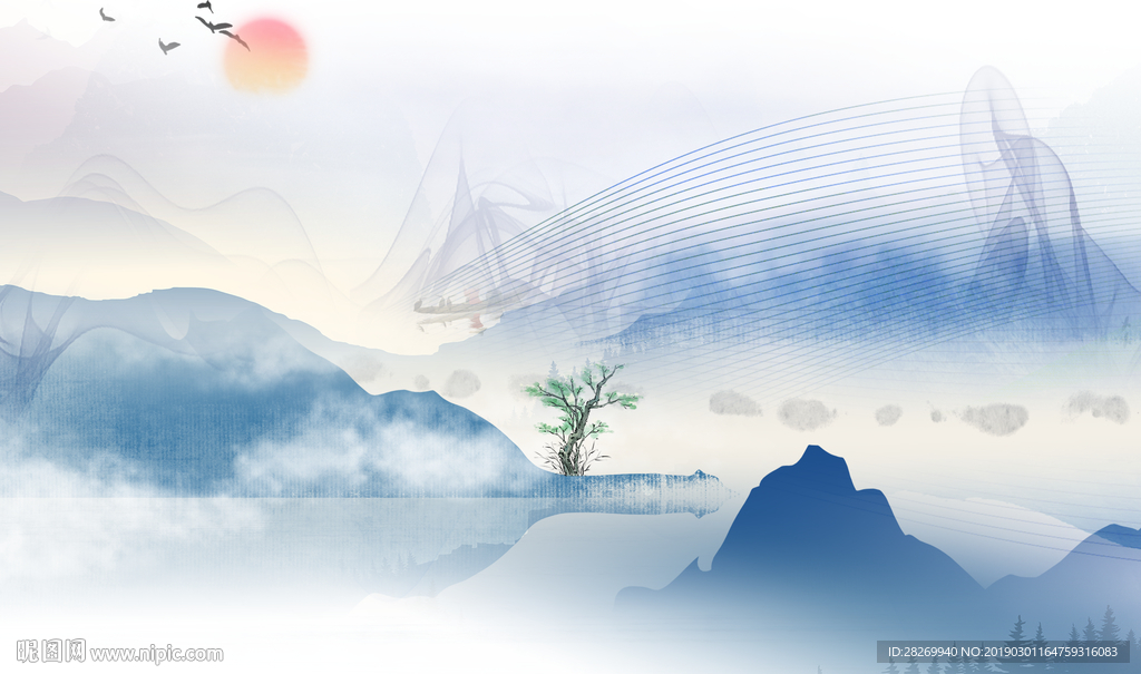 大气山水