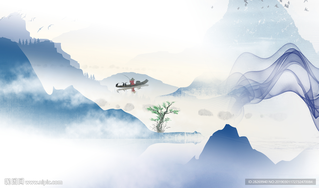 意境山水画