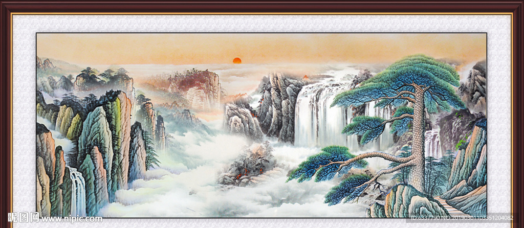 黄山迎客松