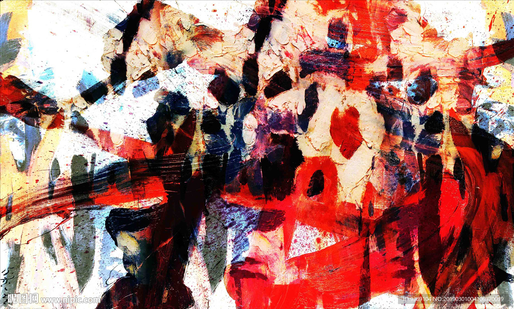 抽象油画