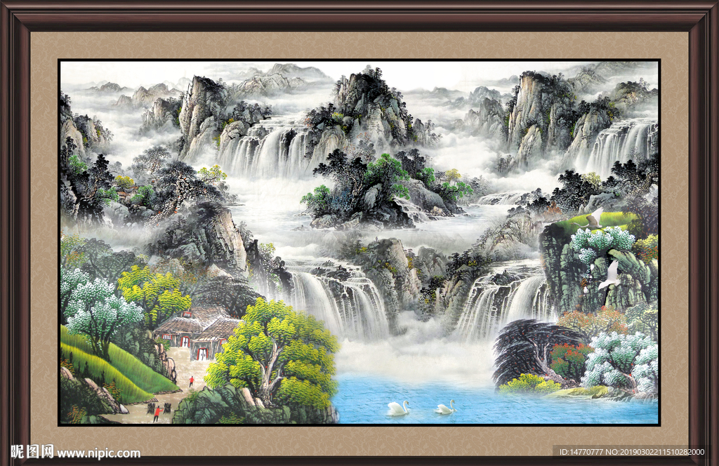 山水风景图