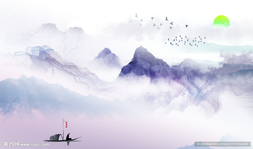 水墨山水风景