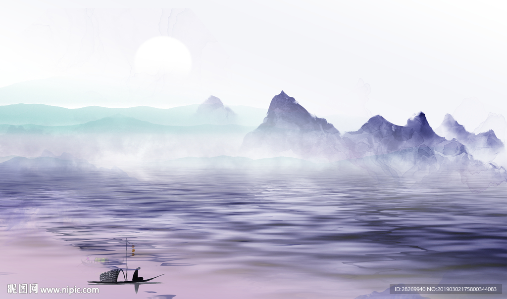 水墨山水风景