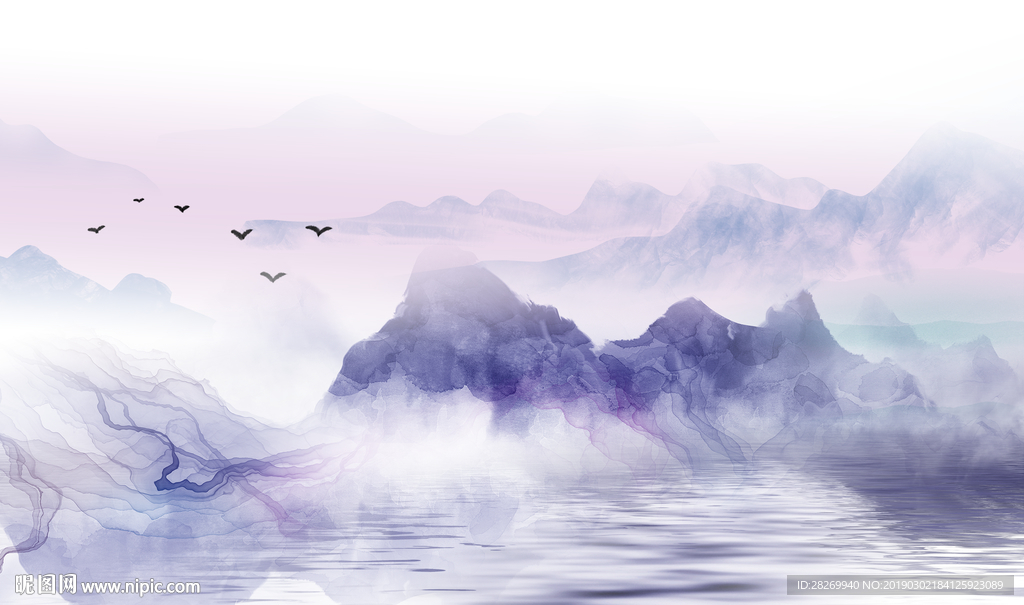 新中式水墨画