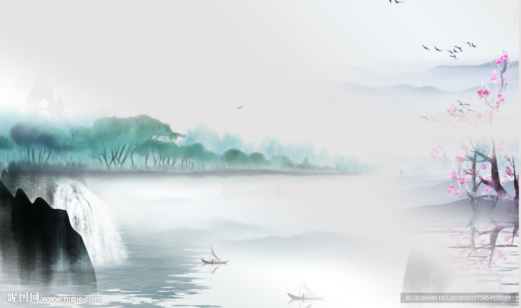 新中式背景