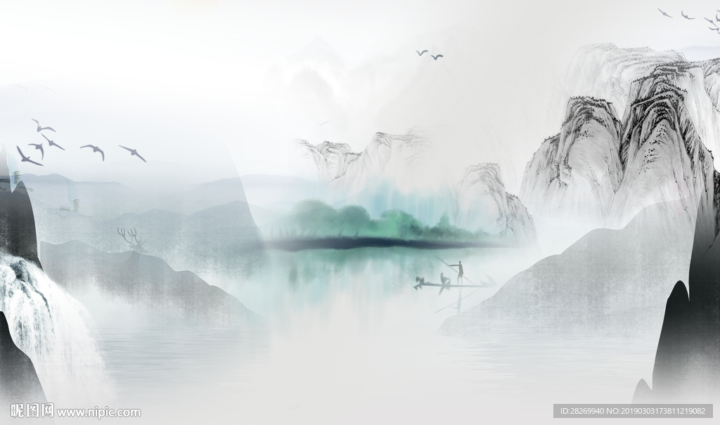 新中式背景