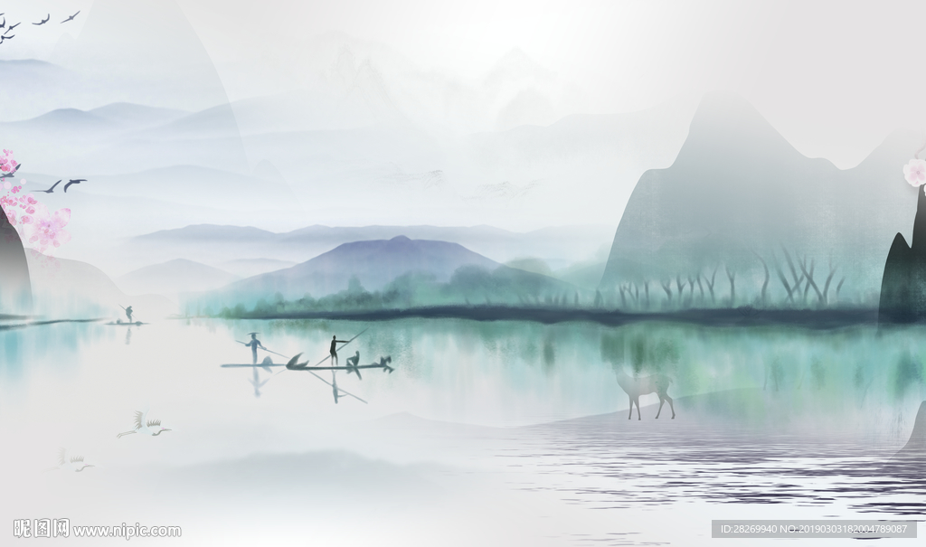 创意水墨画