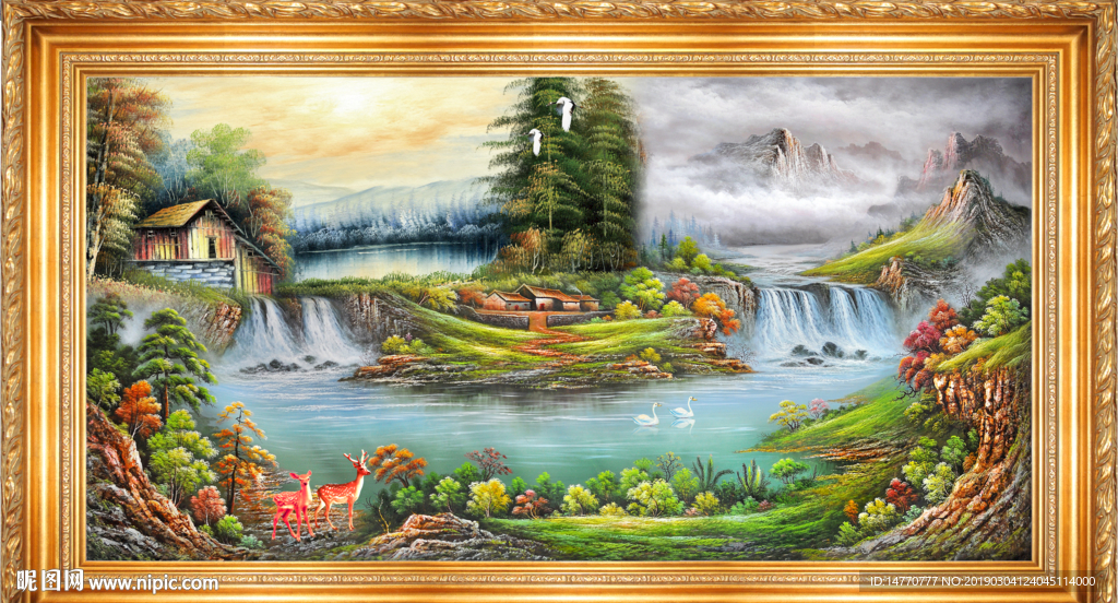 风景油画