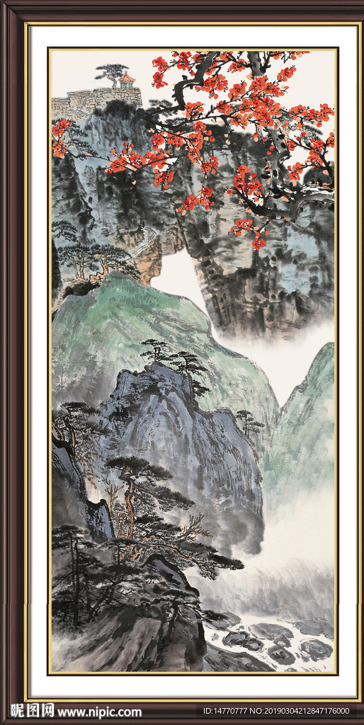 国画梅花