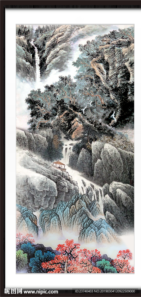 巨幅山水画