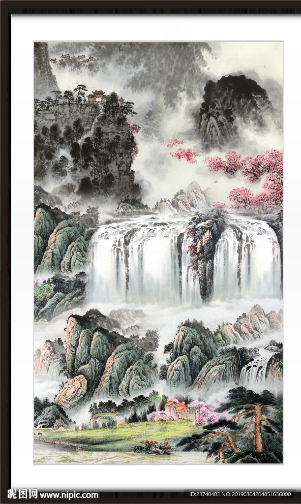 巨幅山水画