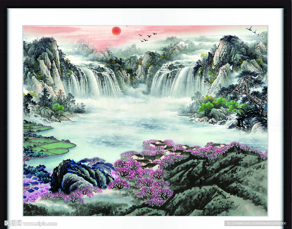 山水国画