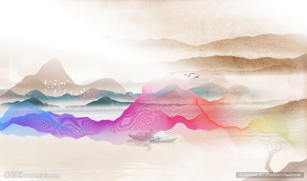 水墨画