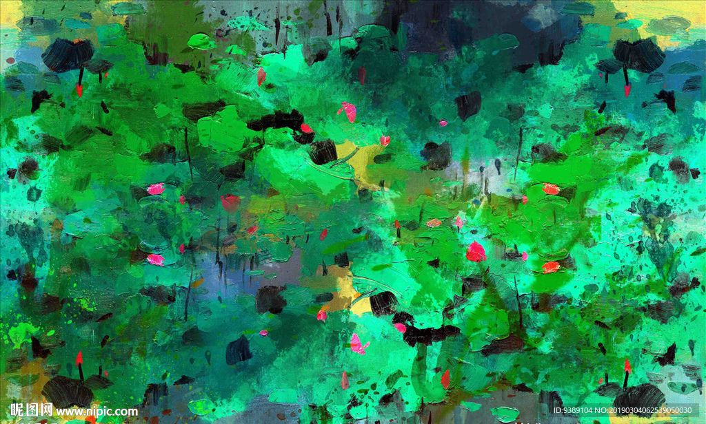 花卉油画