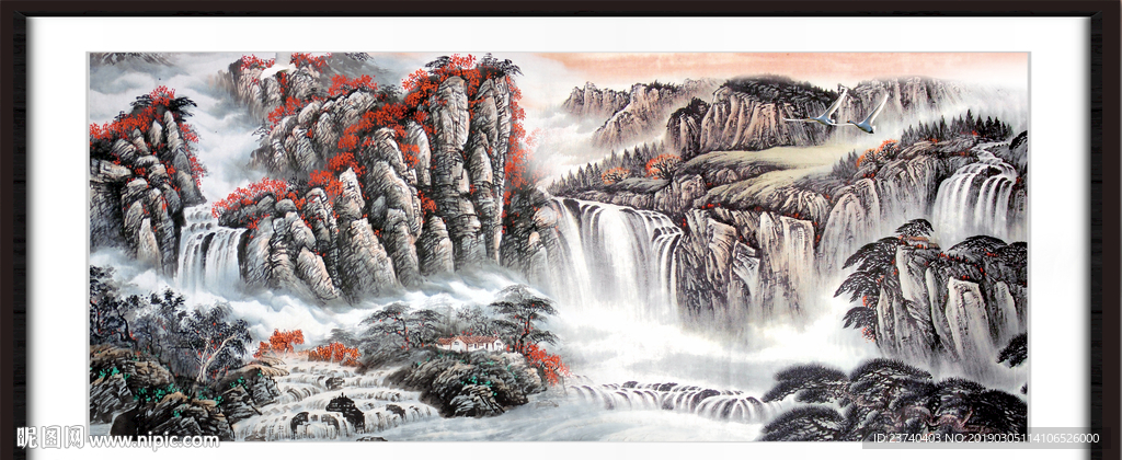 山水国画