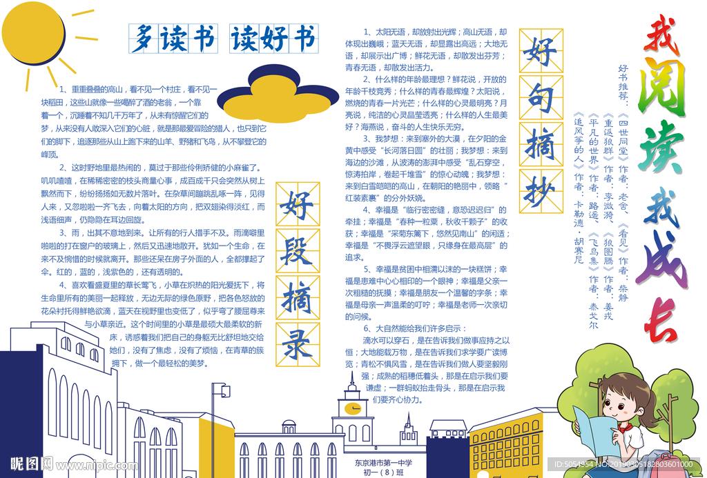 阅读小报我阅读我成长
